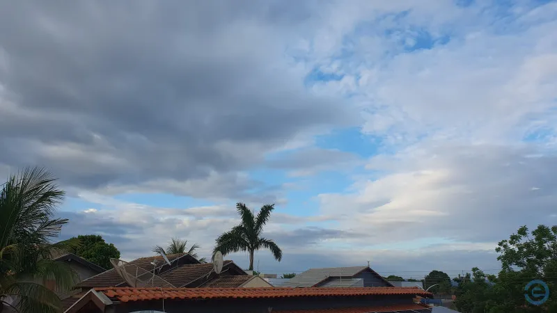 Semana começa com temperaturas elevadas e alerta de chuvas intensas em Mato Grosso do Sul
