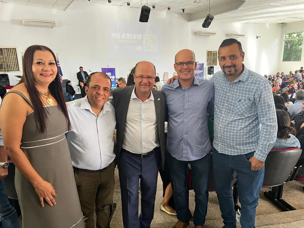 Vereadores e prefeito de Rio Verde participam do MS Ativo Municipalismo 2025 em Coxim