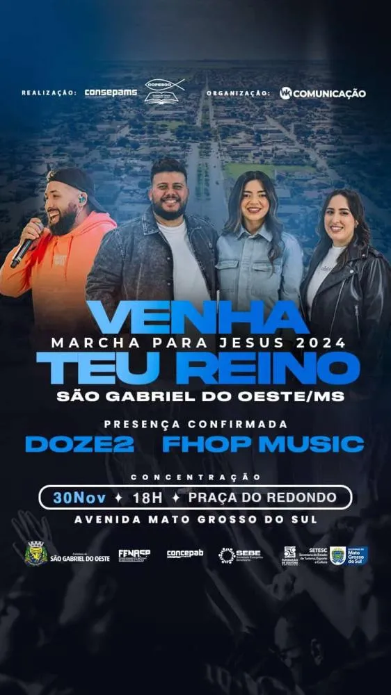 São Gabriel do Oeste se Prepara para a 1ª Conferência de Pastores e Líderes: Um Evento Que Vai Transformar Vidas!