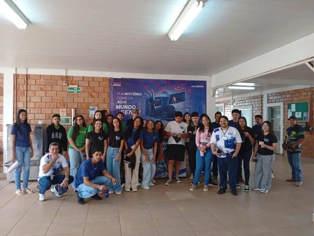 Estudantes do Ensino Médio participam do Mundo SENAI em Rio Verde