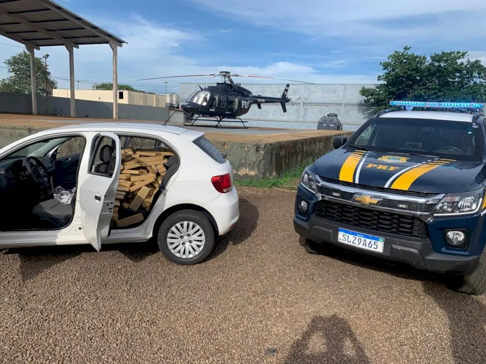 Perseguição policial com helicóptero chama atenção no centro de Dourados e traficante é preso