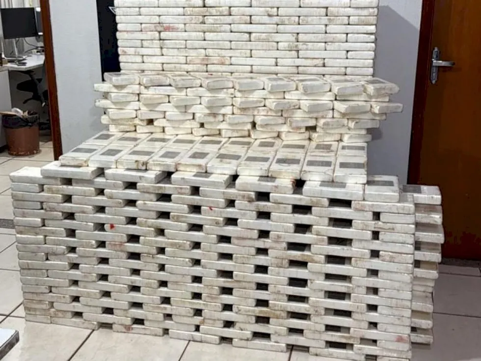 Cocaína que seguiria para a Europa é apreendida no MS; carga é avaliada em R$ 10 milhões