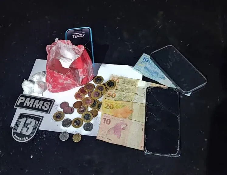 Três são presos por tráfico de cocaína após tentativa de fuga em Cassilândia
