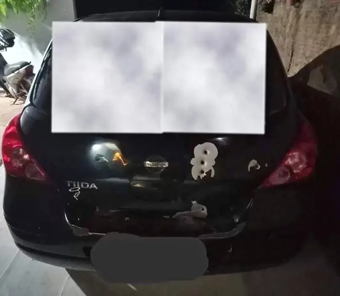 Carro é alvejado por 15 tiros na porta de residência em Chapadão do Sul