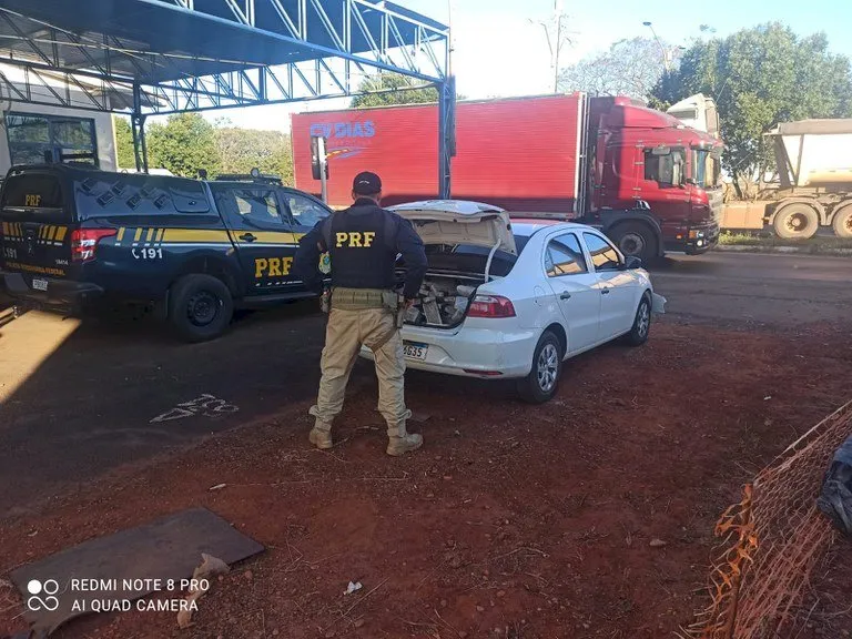 PRF apreende 411,5 kg de maconha em Ivinhema