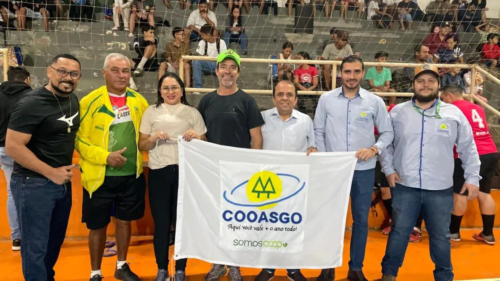 Vereadores representam a Câmara Municipal na abertura da 1ª Copa Cooasgo Municipal de Futsal