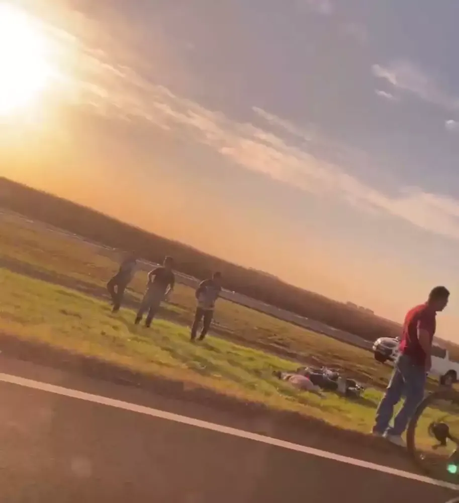 Mulher morre após acidente de moto no anel viário de Chapadão do Sul, em Mato Grosso do Sul