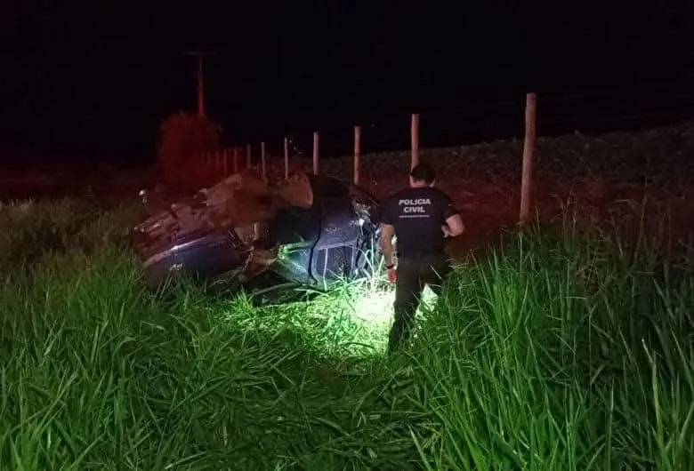 ACIDENTE JOVEM DE 23 ANOS MORRE EM CAPOTAMENTO NA MS-379