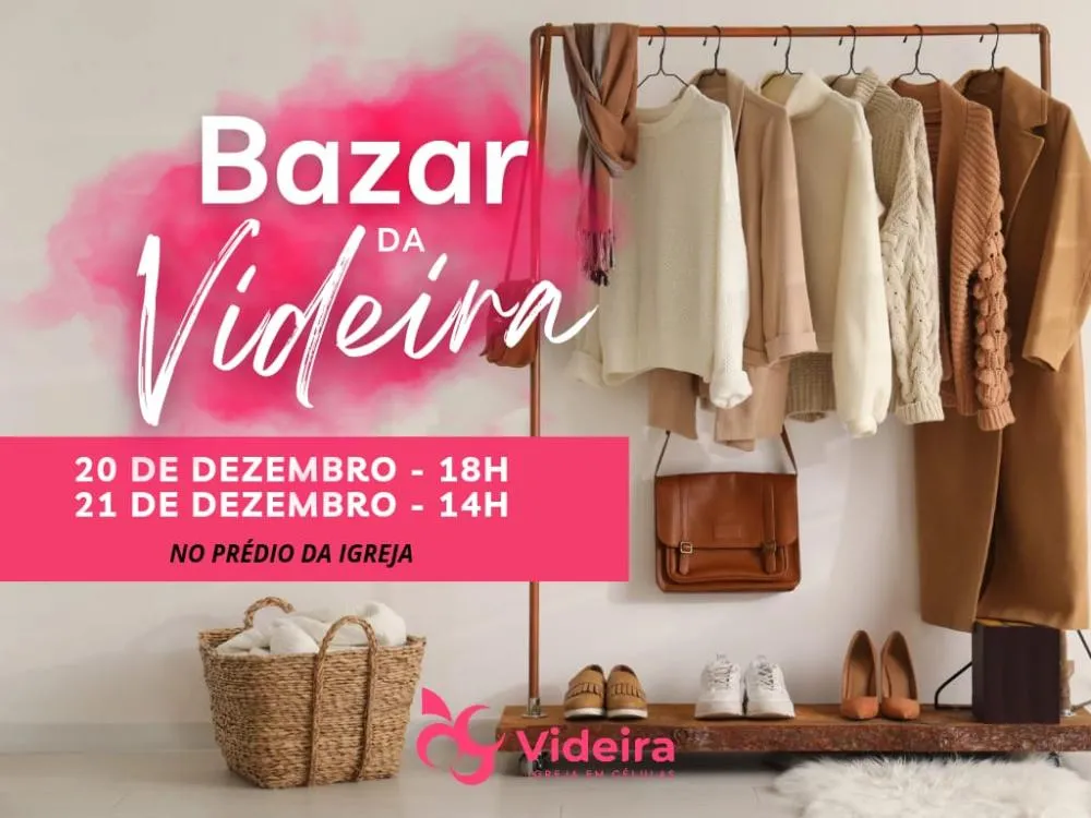Bazar Solidário da Igreja Videira Promove Ações de Solidariedade com Preços Populares e Doações