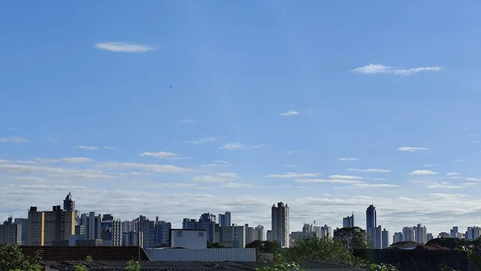 Sextou será de clima quente e seco com temperaturas de até 37°C