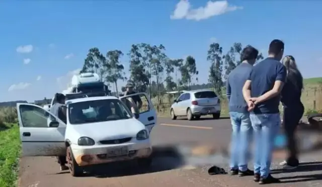 Homem morre e motociclista fica gravemente ferido em acidente na MS-164, em Ponta Porã