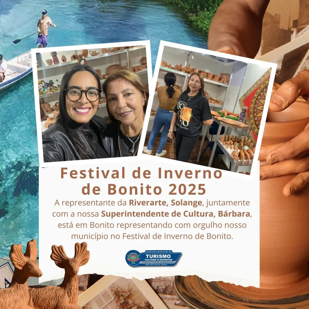 Rio Verde de Mato Grosso marca presença no Festival de Inverno de Bonito 2025