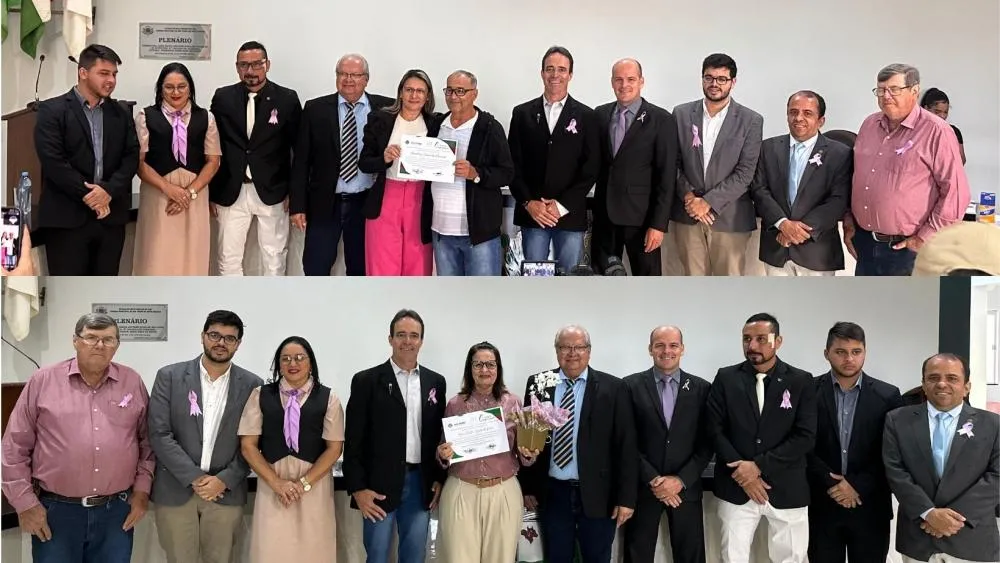 Câmara Municipal de Rio Verde homenageia servidor público e empresária com Moções de Congratulação