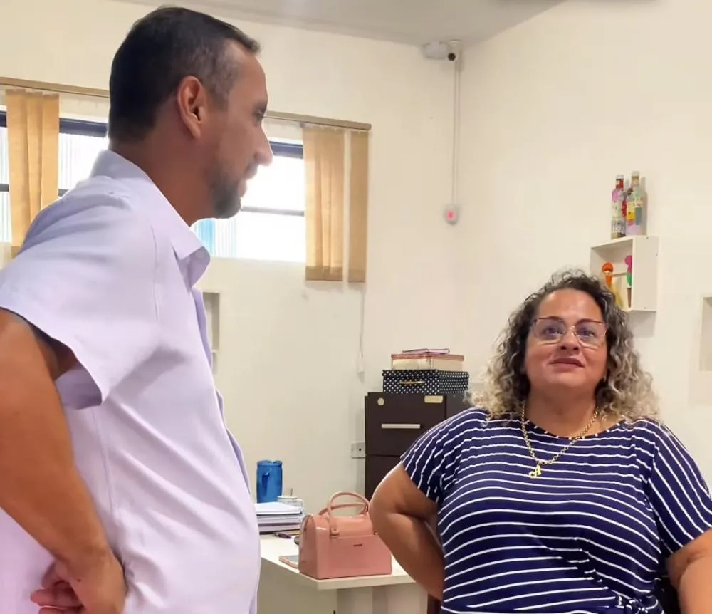 Vereador Joanes Pimentel acompanha obras do novo refeitório da Escola Municipal Dr. César Galvão