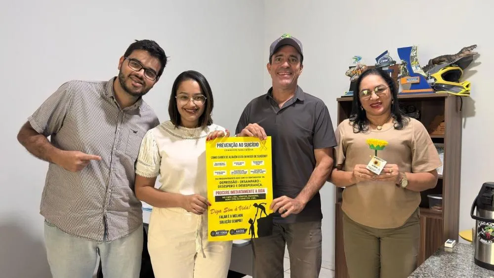 Câmara Municipal de Rio Verde inicia primeira sessão de setembro com palestra alusiva ao Setembro Amarelo