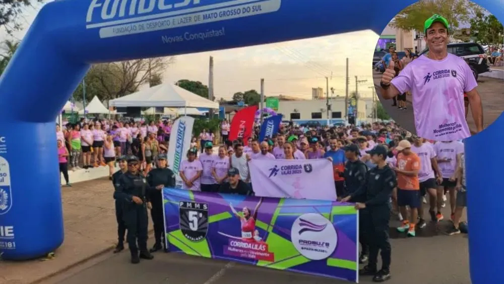 Câmara Municipal participa da Corrida Lilás e reforça apoio ao combate à violência contra a mulher