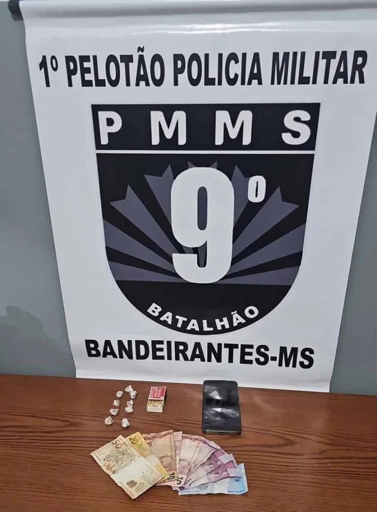 PM de Bandeirantes prende mulher por tráfico de drogas após apreensão com apoio do Canil