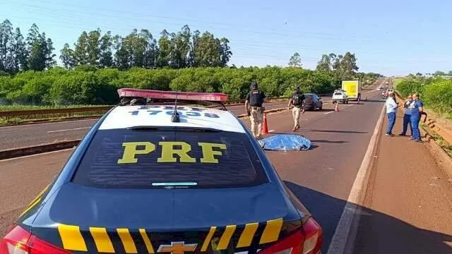 Motociclista morre em acidente com Van entre Dourados e Caarapó na BR-163