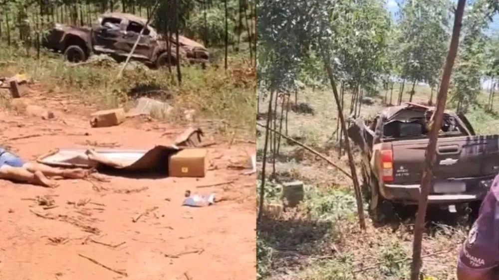 Morre traficante que capotou S10 carregada com 1,5 tonelada de maconha em MS