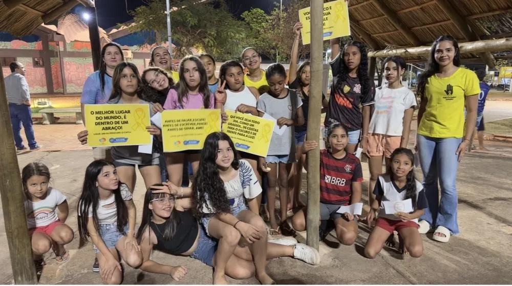 Psicólogas promovem palestra sobre valorização da vida no Projeto Escolinha do Gordinho