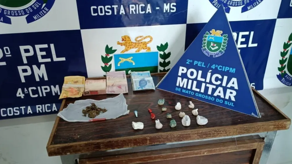 Casal é preso por tráfico de drogas em Costa Rica