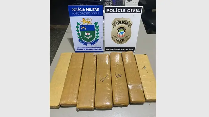 AÇÃO CONJUNTA DAS POLÍCIAS CIVIL E MILITAR RESULTA NA PRISÃO DE TRAFICANTE EM SÃO GABRIEL DO OESTE