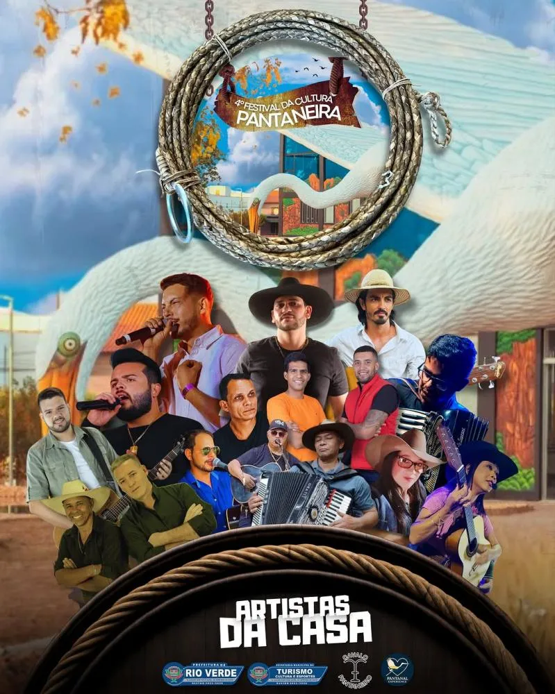 Vem aí o 4º Festival da Cultura Pantaneira em Rio Verde de Mato Grosso