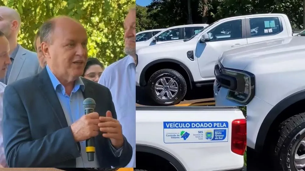 DEPUTADO ESTADUAL JUNIOR MOCHI PARTICIPA DA ENTREGA DE VEÍCULOS E DESTACA REFORÇO À VIGILÂNCIA EM SAÚDE EM MS