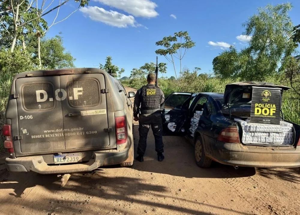 DOF apreende veículo com agrotóxicos e cigarros contrabandeados em aldeia indígena