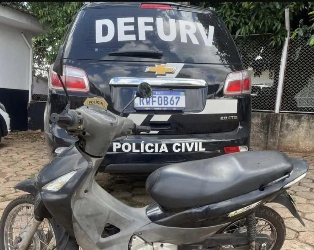 Ação da Defurv recupera motocicleta furtada no início de junho em Campo Grande