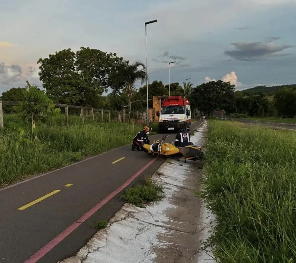 Acidente na MS-427 deixa duas pessoas feridas em Rio Verde (MS)