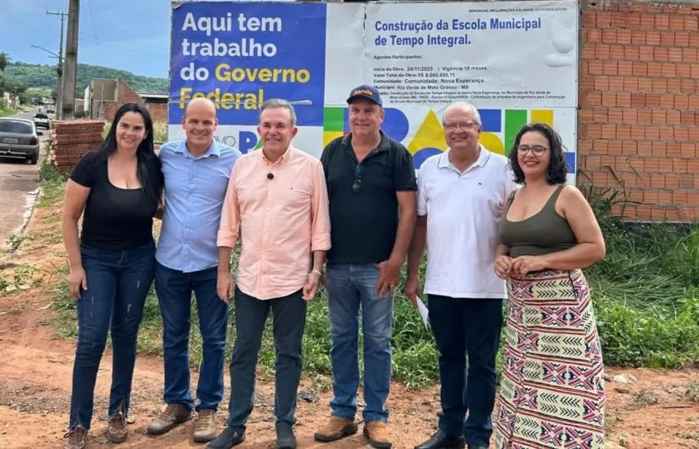 Parceria institucional impulsiona educação e infraestrutura em Rio Verde de Mato Grosso