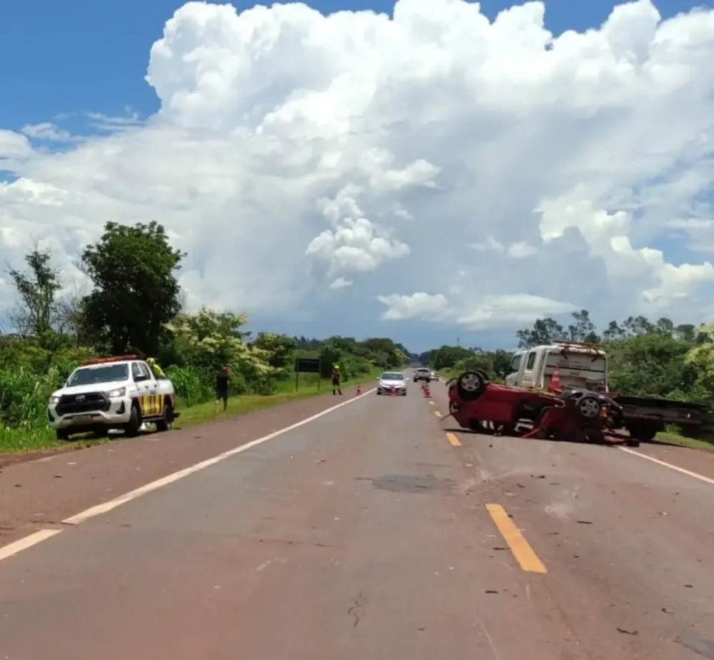 Motorista embriagado provoca acidente na BR-163 e deixa sete feridos, aponta PRF Colisão ocorreu após tentativa de acesso a estrada vicinal às margens da rodovia