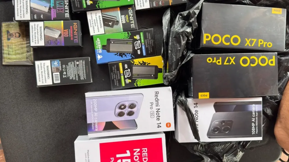 De canetas emagrecedoras a celulares, Receita apreende R$ 1 milhão em mercadorias