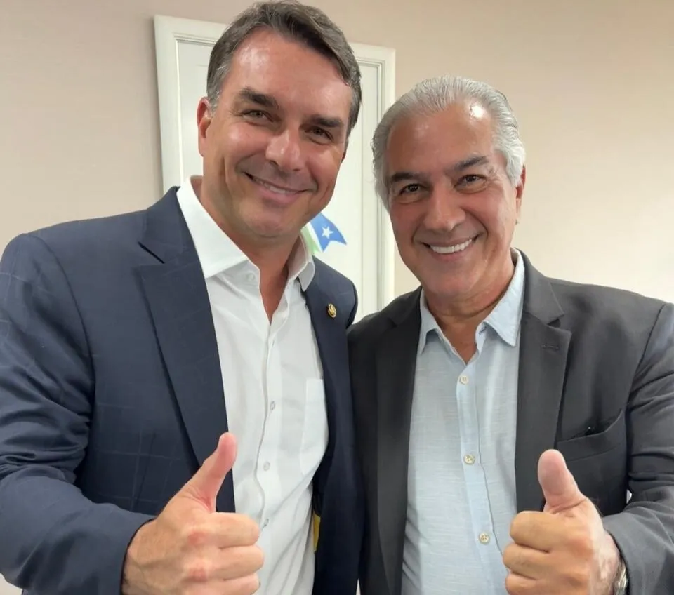 “Flávio deve vir ao Estado em abril”, diz Azambuja após reunião que defende unidade contra o PT em MS