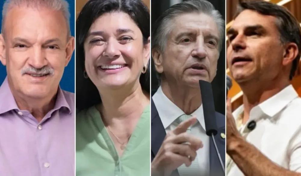 Ausência de trio de favoritos irrita bolsonaristas em agenda com Flávio Bolsonaro em MS