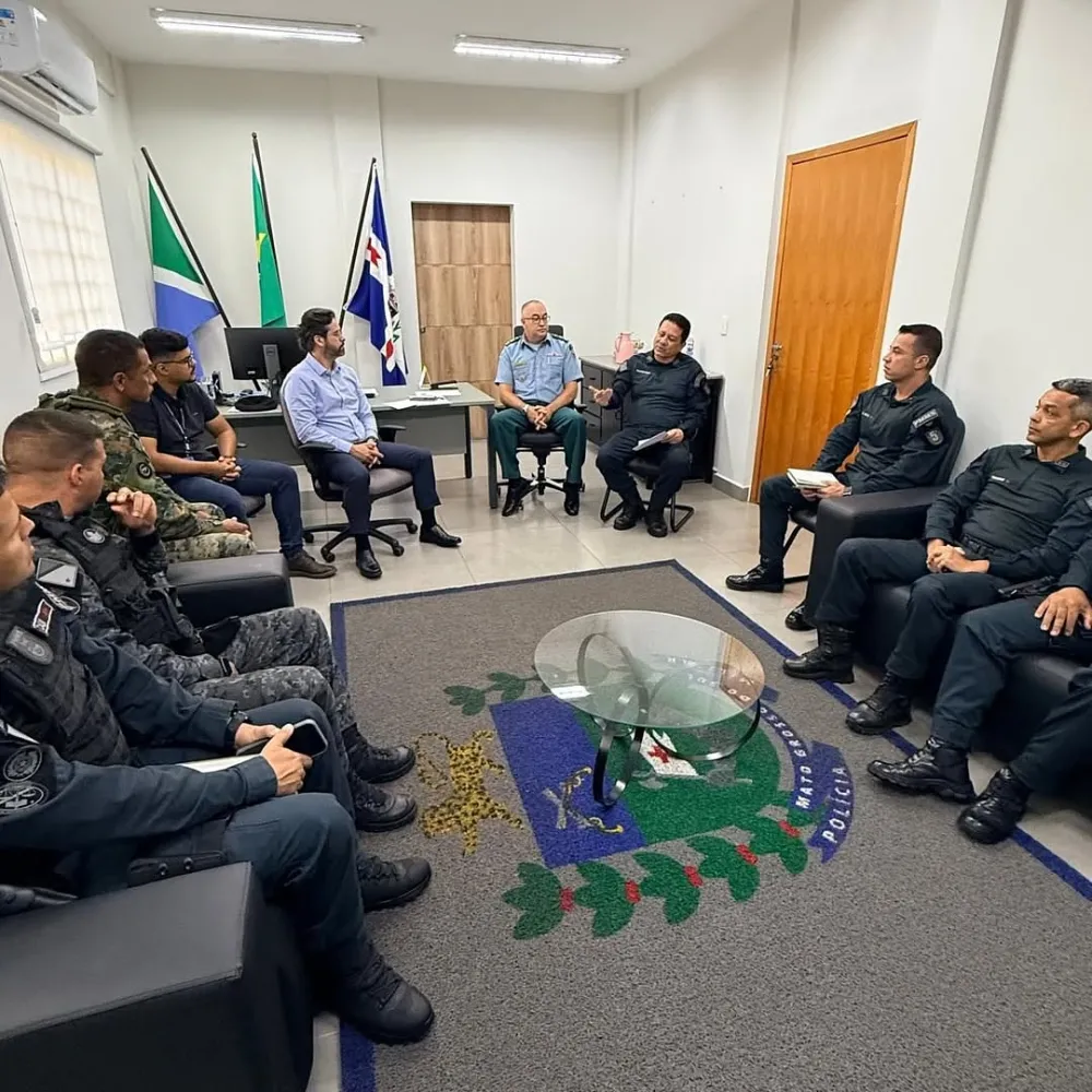Forças de segurança alinham estratégias contra o crime organizado em Coxim