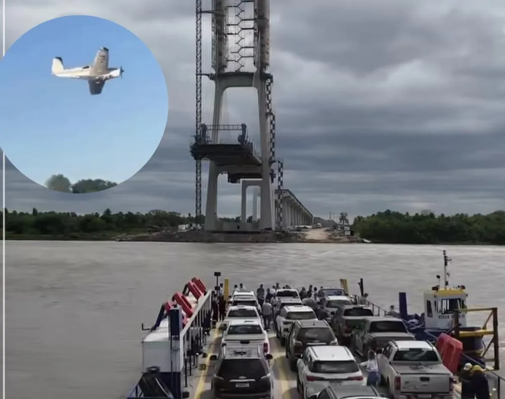 Vídeo indica que avião usado em manobra proibida em ponte é do prefeito da cidade