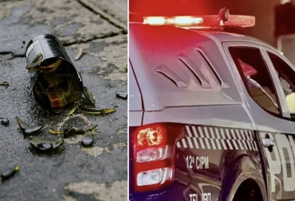 Mulher é presa após agredir vítima com garrafada durante festa no centro de eventos nesta sexta feira (22)