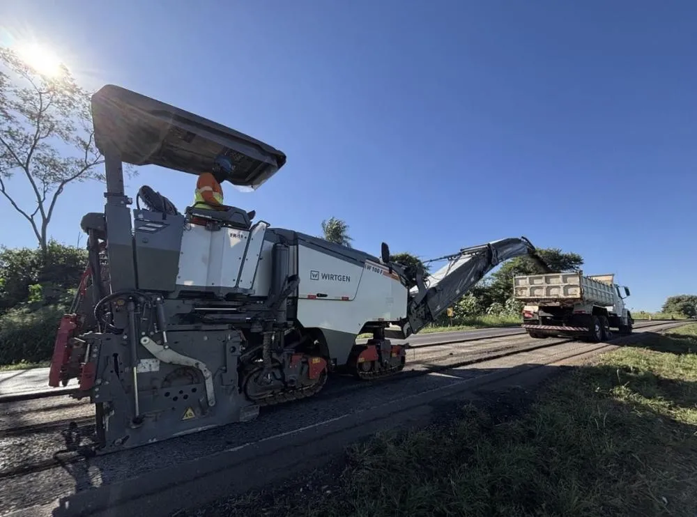 Obras na BR-163 alteram tráfego em Rio Verde, Coxim, São Gabriel e outras regiões nesta quarta-feira