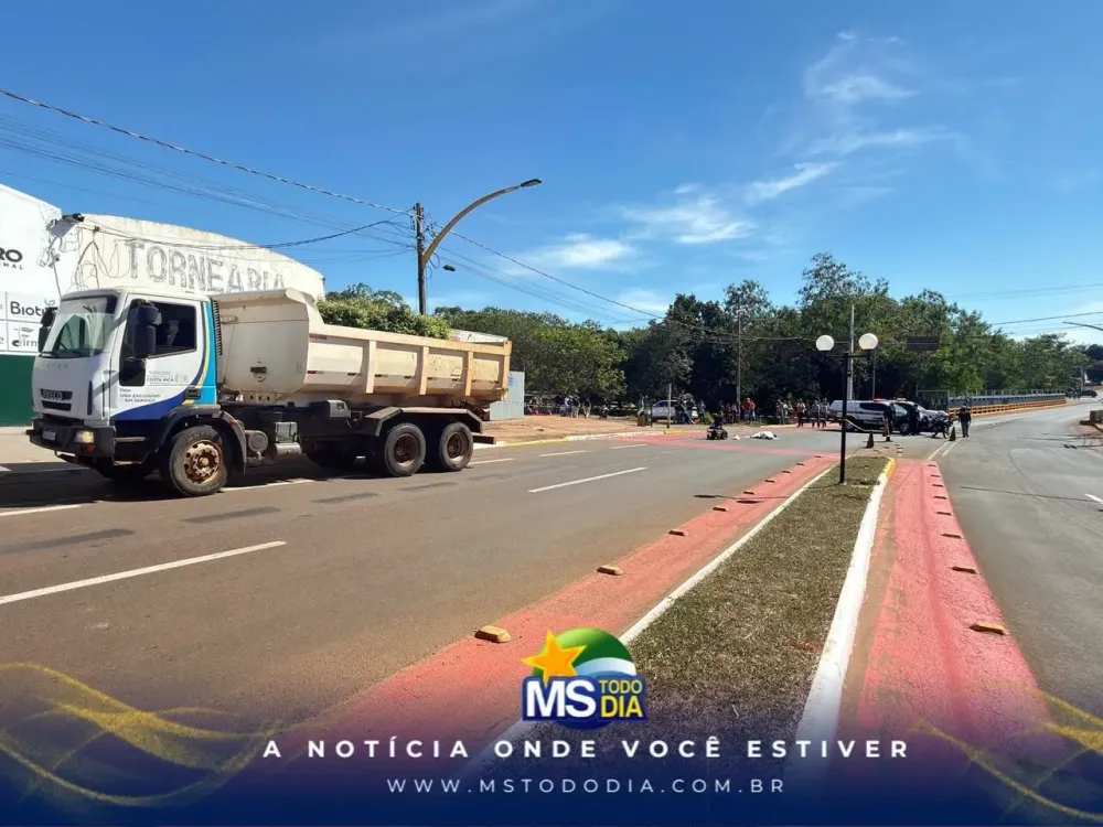 Cadeirante morre após ser atropelado por caminhão da Prefeitura em Costa Rica