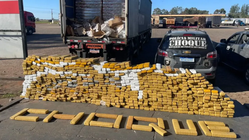 Justiça mantém prisão de motorista flagrado com uma tonelada de maconha em Campo Grande