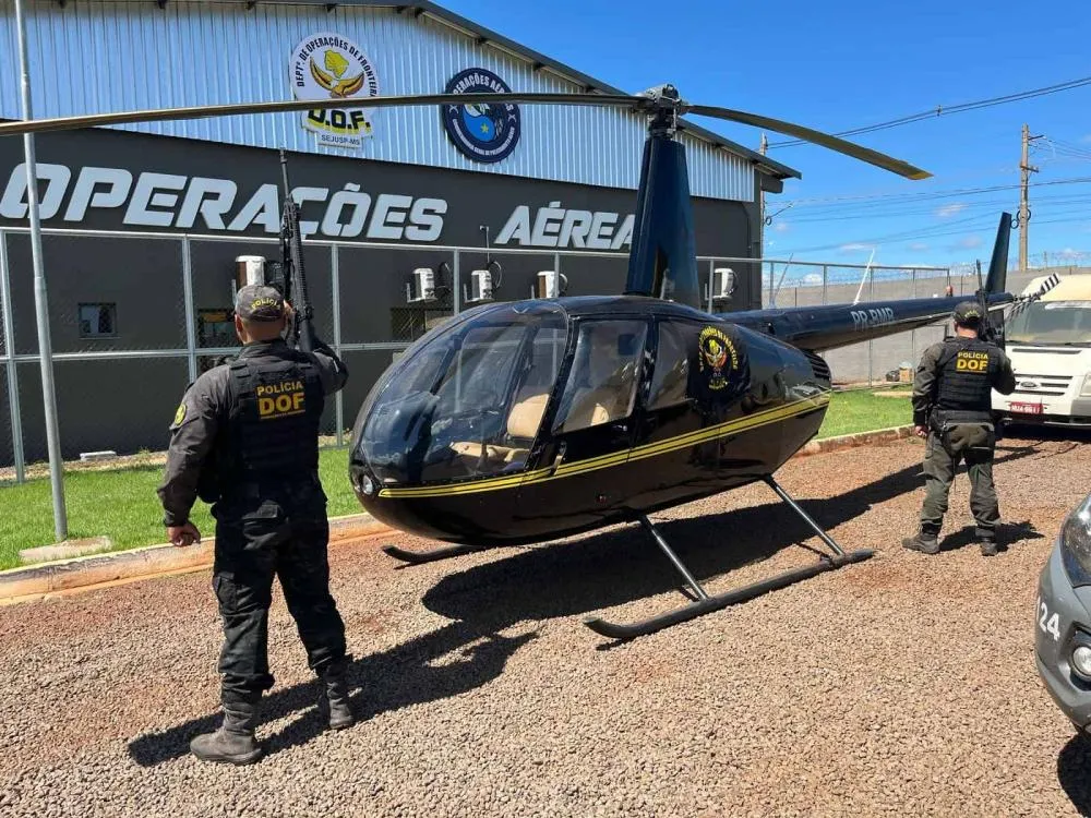 Dois morrem em confronto com o DOF e helicóptero de R$ 3,5 milhões é apreendido em MS