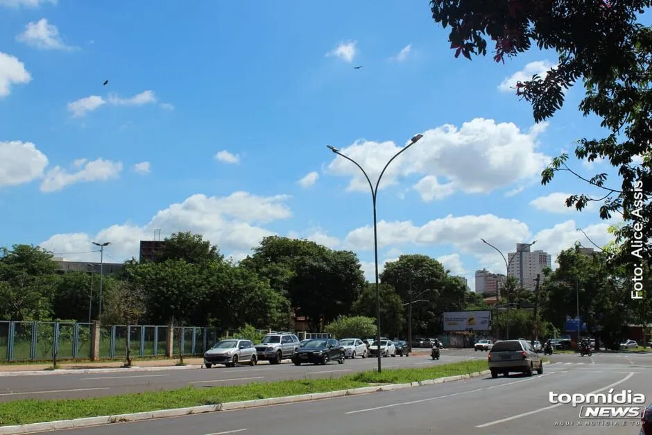 Quarta-feira será de tempo firme, calor e baixa umidade em Mato Grosso do Sul 