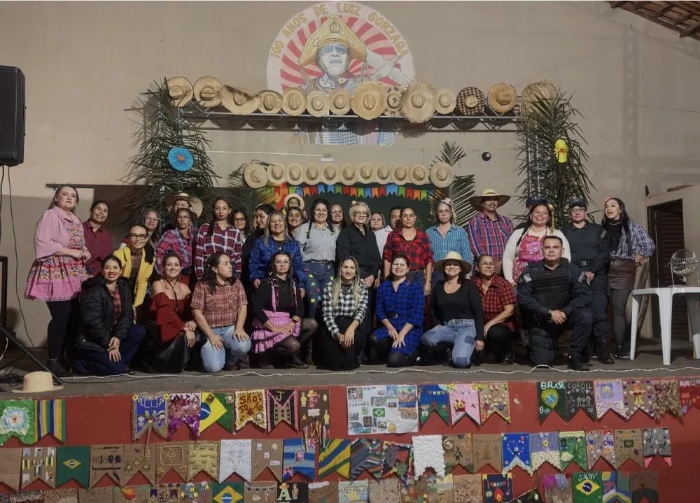 Arraiá da Escola Cívico-Militar Polo Aurelino Ataíde de Brito reúne famílias e comunidade no CTN de Rio Verde