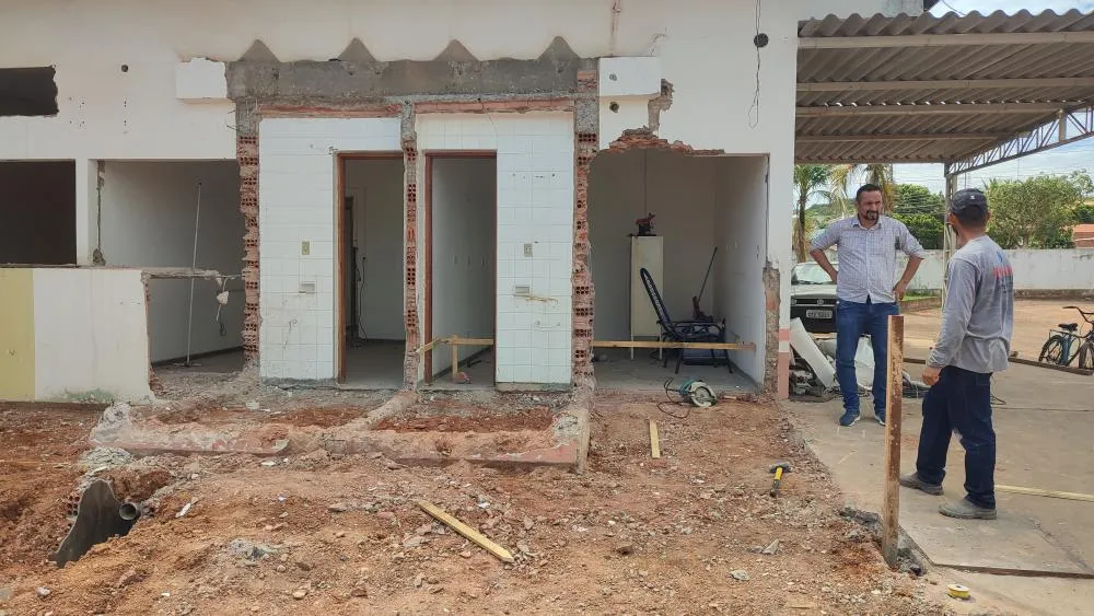 Vereador Joanes Pimentel acompanha reformas no Hospital Municipal de Rio Verde de MT/MS
