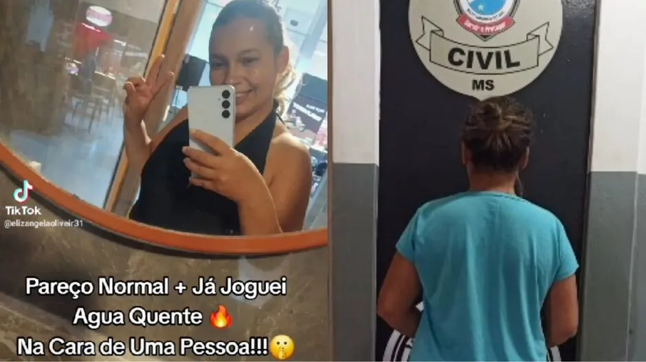 Mulher que jogou água fervente em ex fez vídeo debochando do crime