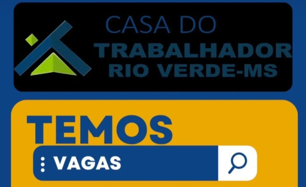  Rio Verde Inicia a Semana com varias oportunidades de Emprego