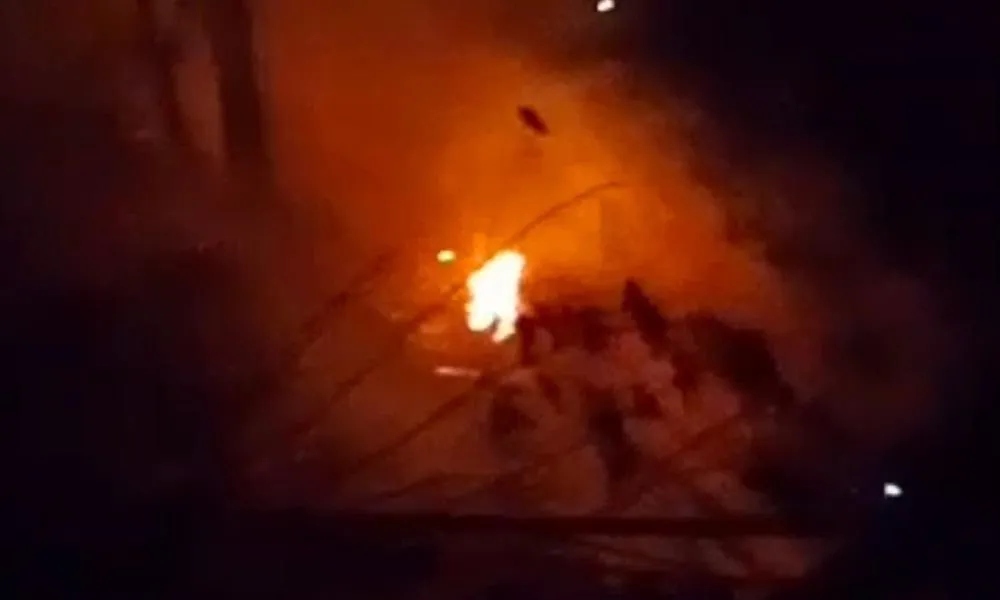 Aeronave cai após bater em morro e pegar fogo em temporal no interior