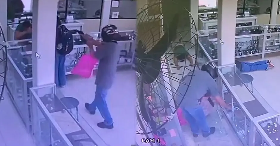 Ladrão baleado ao tentar roubar joalheria em Jardim estava foragido da Justiça
